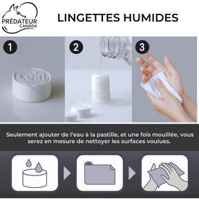 4 lingettes déshydratée 30-06